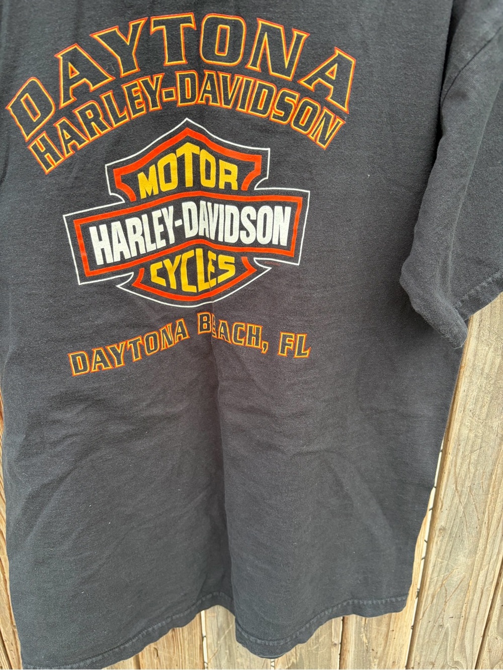 Harley-Davidson Black Daytona Graphic Short Sleeve Tee men’s Size L - Picture 13 of 14